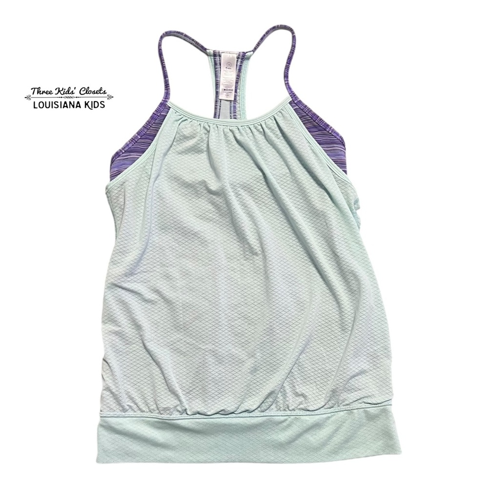Ivivva by Lululemon 14Y Purple & Mint Tank Top